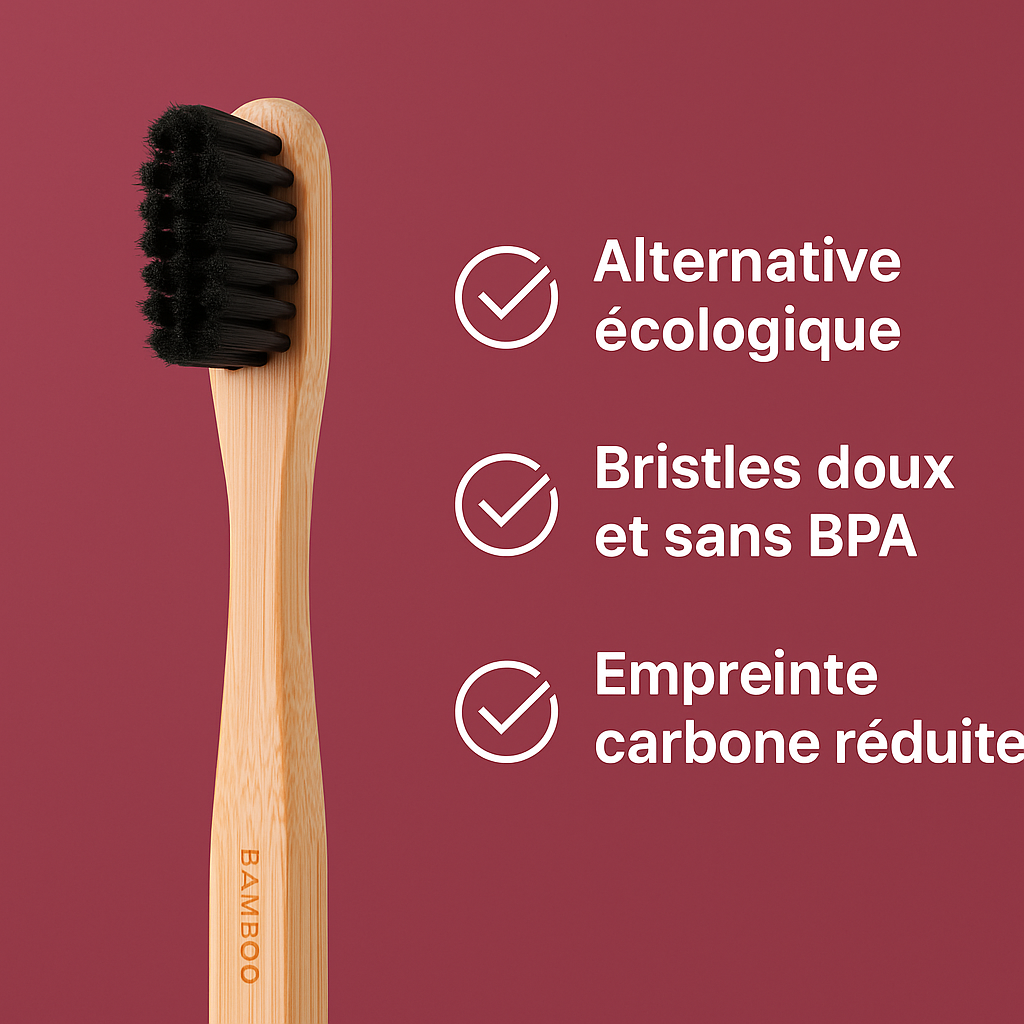 Eco-Friendly Bamboo Toothbrushes – Pack of 10